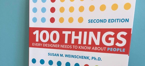Book cover 100 things every designer needs to know about people by Susan M. Weinschenk