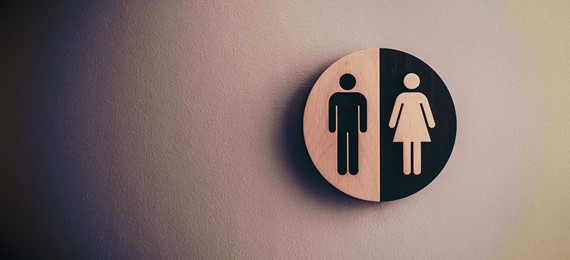 image of Male Female toilet sign
