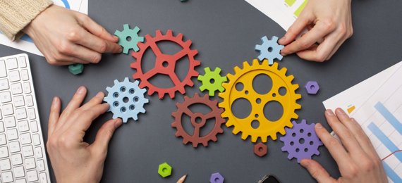Still Life Business Roles With Various Mechanism Pieces