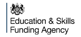 Education and Skills Funding agency logo